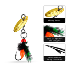 Load image into Gallery viewer, Micro Spinner Flies CNC