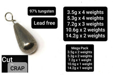 Load image into Gallery viewer, CTC - Tungsten Fastach Sinkers - Fishing Lures Ltd