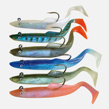 Load image into Gallery viewer, Sidewinder Lures Super Holo 4&quot; and 6&quot;Sand Eel - Sandeel Fishing Lures/Jigs - Fishing Lures Ltd
