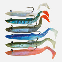 Load image into Gallery viewer, Sidewinder Lures Super Holo 4" and 6"Sand Eel - Sandeel Fishing Lures/Jigs - Fishing Lures Ltd