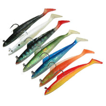 Load image into Gallery viewer, Sidewinder Lures Super Holo 4&quot; and 6&quot;Sand Eel - Sandeel Fishing Lures/Jigs - Fishing Lures Ltd

