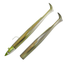 Load image into Gallery viewer, Fiiish Crazy Sandeel Paddle Tail No 4 18cm - Combo Pack - Fishing Lures Ltd