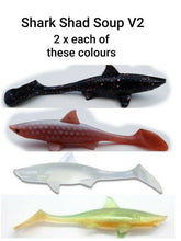 Load image into Gallery viewer, Kanalgratis Baby Shark Shad 10cm 8 pack - Fishing Lures Ltd