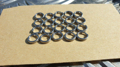 Split Rings 40lb and 77lb - 20 50 or 100pc pack - Fishing Lures Ltd