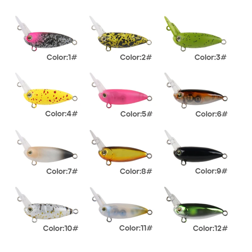 Top water Crankbait 3.7cm 2.8g CNC