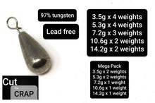 Load image into Gallery viewer, CTC - Tungsten Fastach Sinkers - Fishing Lures Ltd
