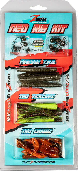 Z-Man Ned Fishing Kit - HOT COLOURS - Fishing Lures Ltd