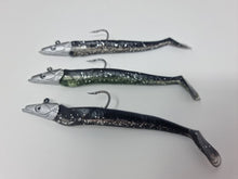 Load image into Gallery viewer, Sandeel Fishing Lures 3 Pack - Fishing Lures Ltd
