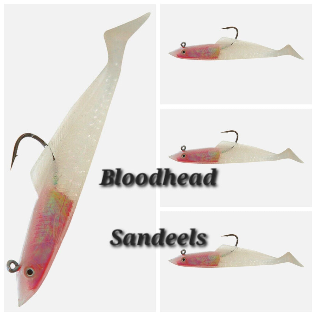 Sidewinder Lures Sandeel Bloodhead - Fishing Lures Ltd