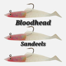 Load image into Gallery viewer, Sidewinder Lures Sandeel Bloodhead - Fishing Lures Ltd
