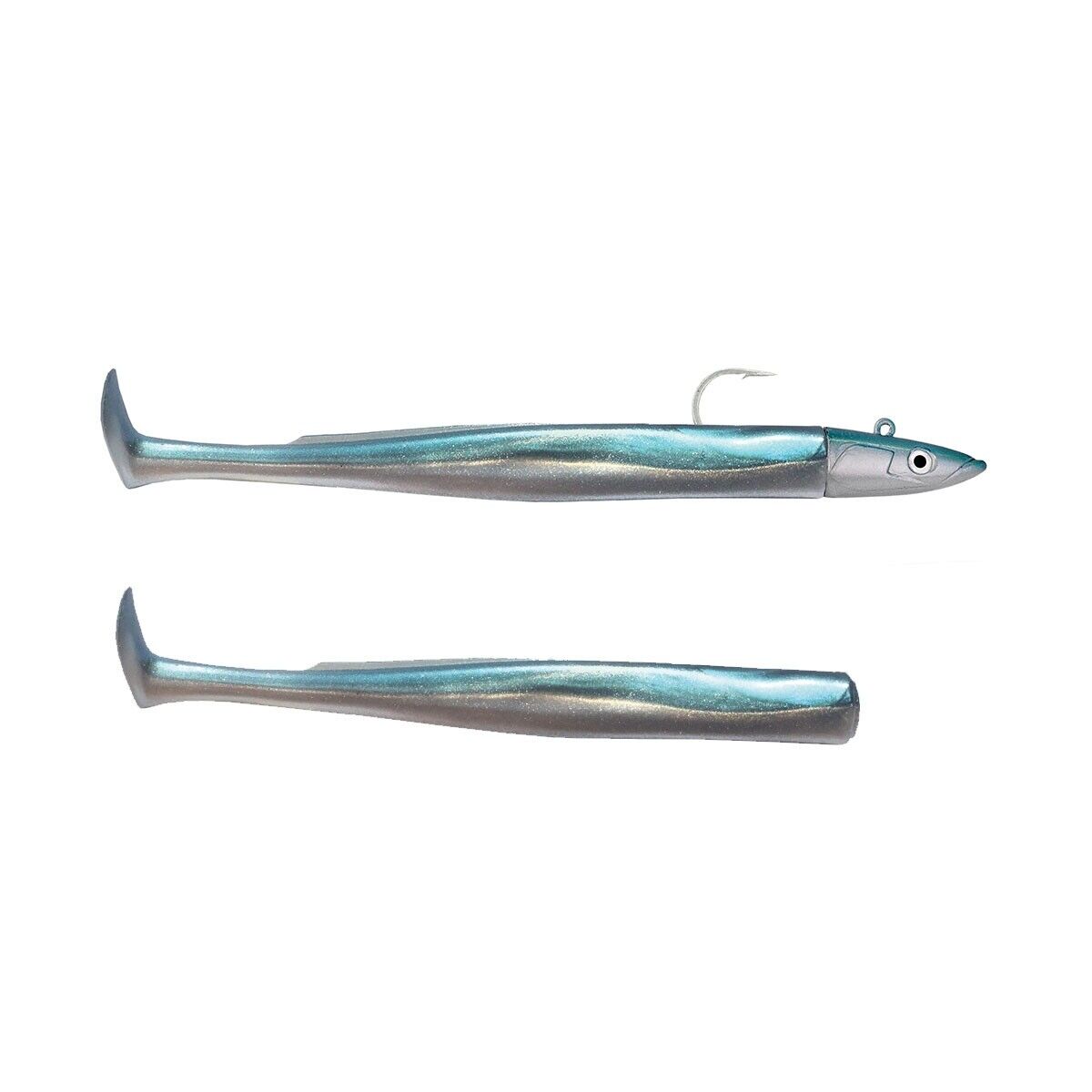 Fiiish Crazy Sandeel Paddle Tail No 4 18cm - Combo Pack