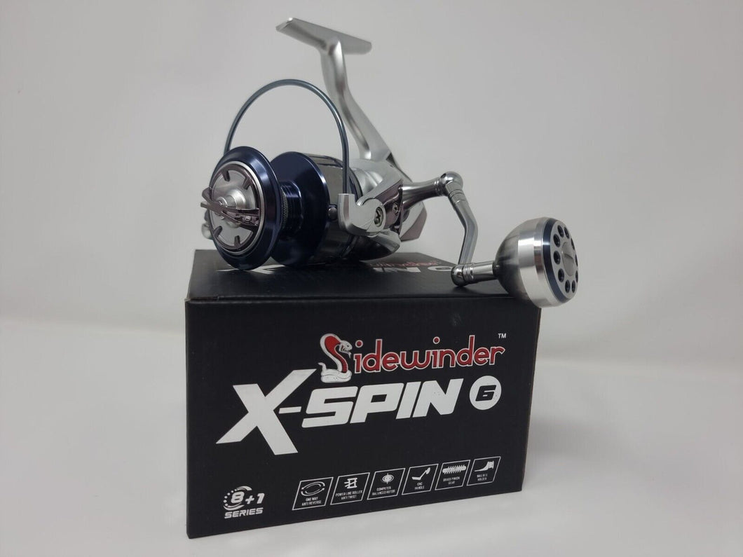 Sidewinder X-Spin Size 6 (6000) - Saltwater Lure Reel