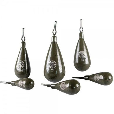 LMAB Tungsten Tear Drop Shot Weights - Fishing Lures Ltd