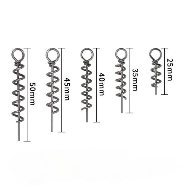 Shallow Screws for lure rigging - 10 Pack - 5 Sizes to choose from! - Fishing Lures Ltd