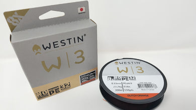 Westin W3 Braid 300m - Dutch Orange colour - Fishing Lures Ltd